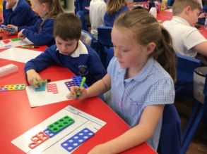 Using Numicon for subtraction