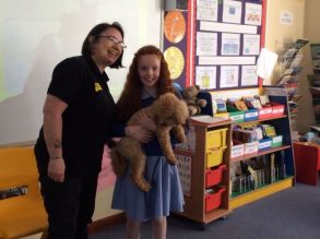 Visit from Dog's Trust and the dog warden.